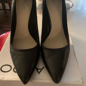 Black ALDO stiletto heels